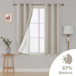 Deconovo 63" Room Darkening Curtains | 2 Panels